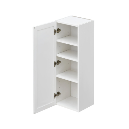 Shady Slim White Shaker - 12"W × 42"H Standard Wall Cabinet