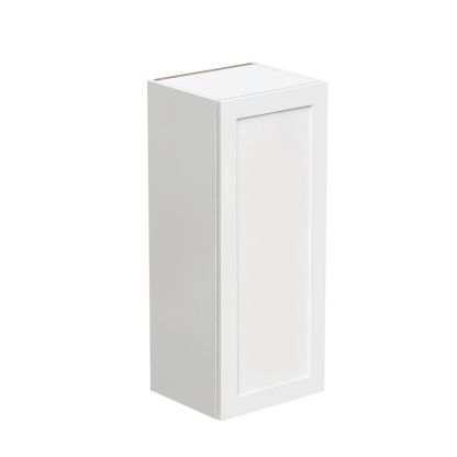 White Shaker Base Cabinet 1-Door 3-Adjustable shelves
