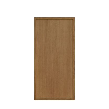 Natural Box Oak Slim - 15"W × 30"H Standard Wall Cabinet 1-Door 2-Adjustable Shelves