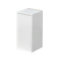 Slim White Shaker - 15"W × 30"H Standard Wall Cabinet 1-Door 2-Adjustable Shelves
