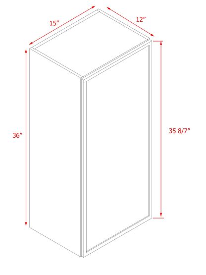 White Shaker Base Cabinet 1-Door 3-Adjustable shelves