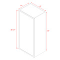 Shady Slim White Shaker - 15"W × 36"H Standard Wall Cabinet