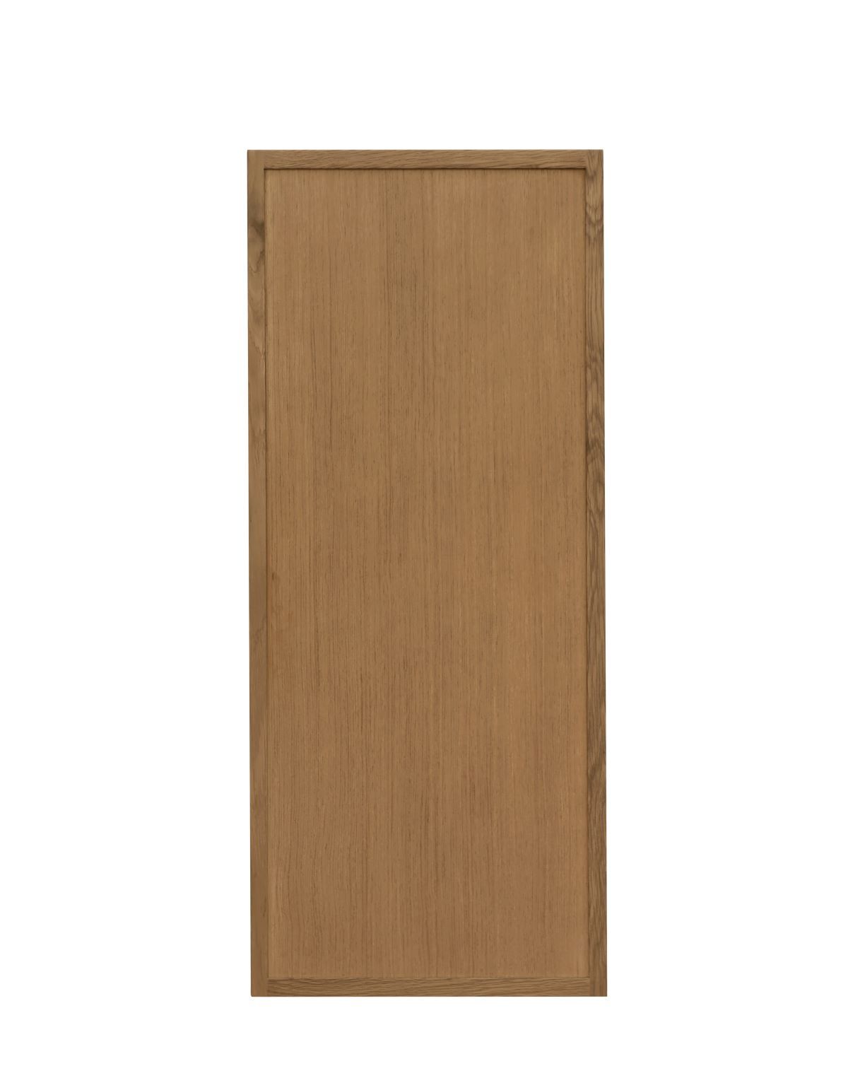 Natual Box Oak Slim - 15"W × 36"H Standard Wall Cabinet 1-Door 3-Adjustable shelves