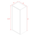 Shady Slim White Shaker - 15"W × 42"H Standard Wall Cabinet