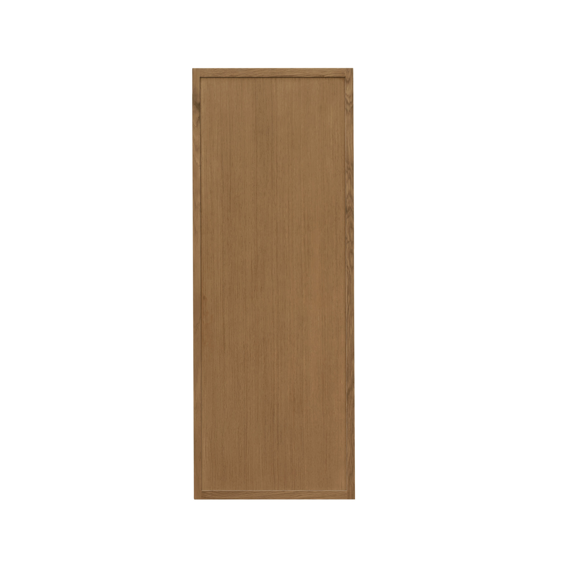 Shady Slim Oak Shaker - 15"W × 42"H Standard Wall Cabinet