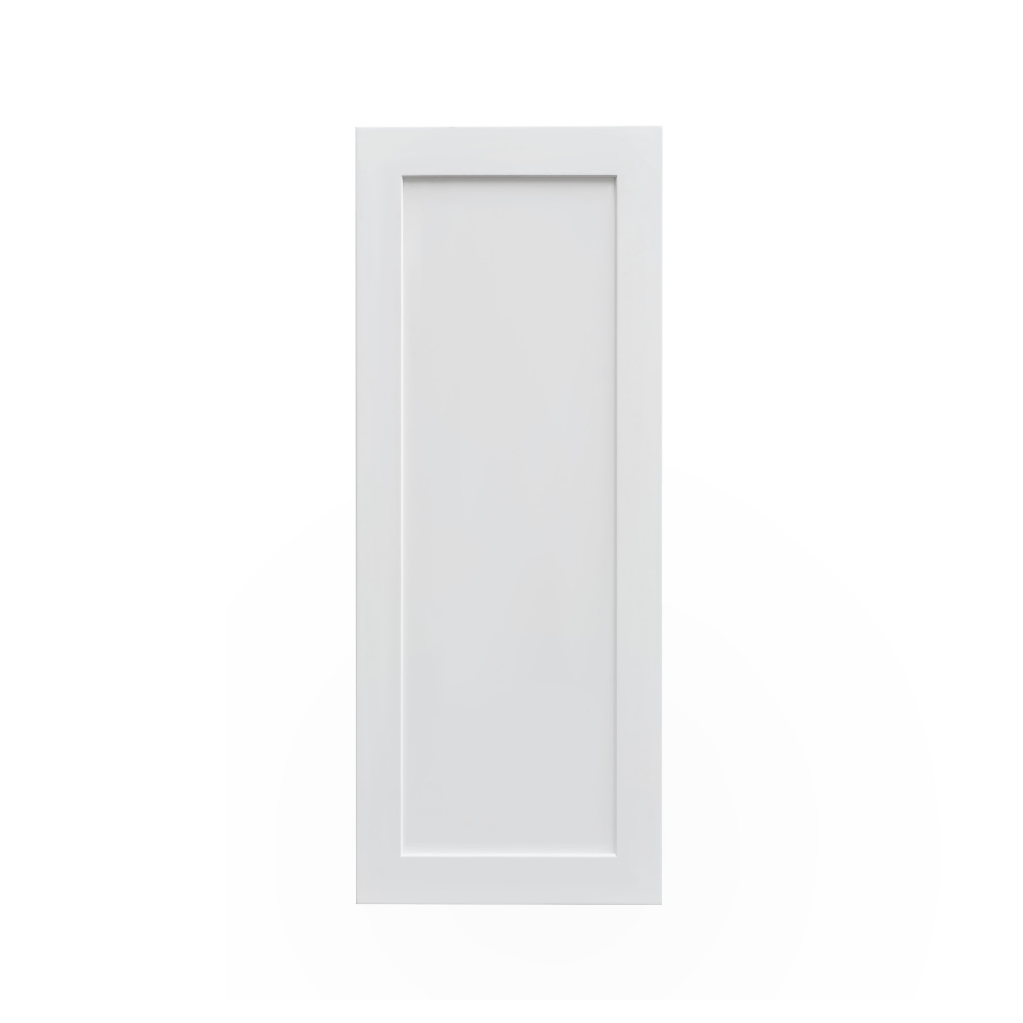 Mallorca White Shaker - 15"W × 42"H Standard Wall Cabinet