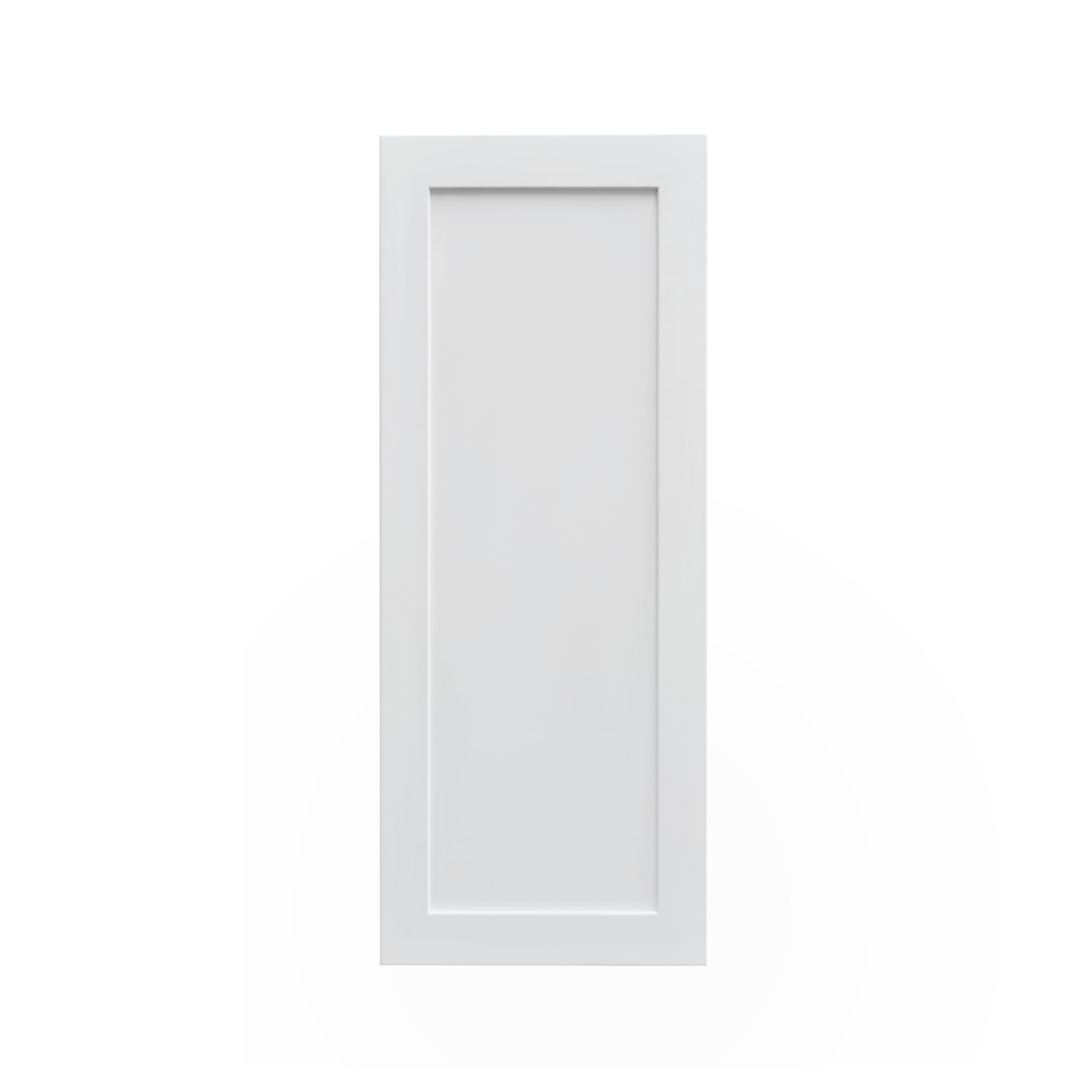 Mallorca White Shaker - 15"W × 42"H Standard Wall Cabinet