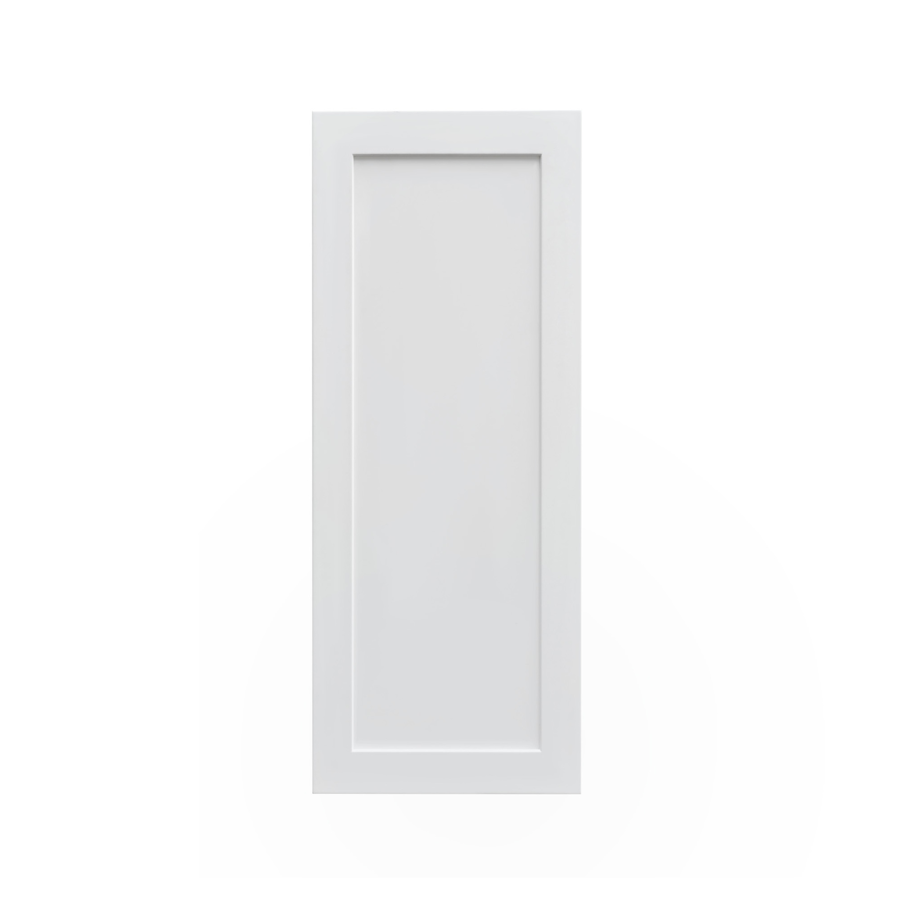 Mallorca White Shaker - 15"W × 42"H Standard Wall Cabinet