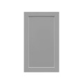 White Box Gray Shaker - 18"W × 30"H Standard Wall Cabinet 1-Door 2-Adjustable Shelves