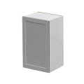 White Box Gray Shaker - 18"W × 30"H Standard Wall Cabinet 1-Door 2-Adjustable Shelves