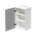 White Box Gray Slim - 18"W × 30"H Standard Wall Cabinet 1-Door 2-Adjustable Shelves
