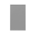White Box Gray Slim - 18"W × 30"H Standard Wall Cabinet 1-Door 2-Adjustable Shelves