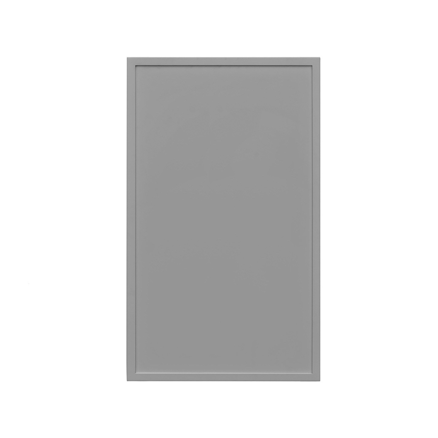 White Box Gray Slim - 18"W × 30"H Standard Wall Cabinet 1-Door 2-Adjustable Shelves