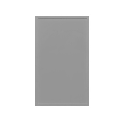 White Box Gray Slim - 18"W × 30"H Standard Wall Cabinet 1-Door 2-Adjustable Shelves