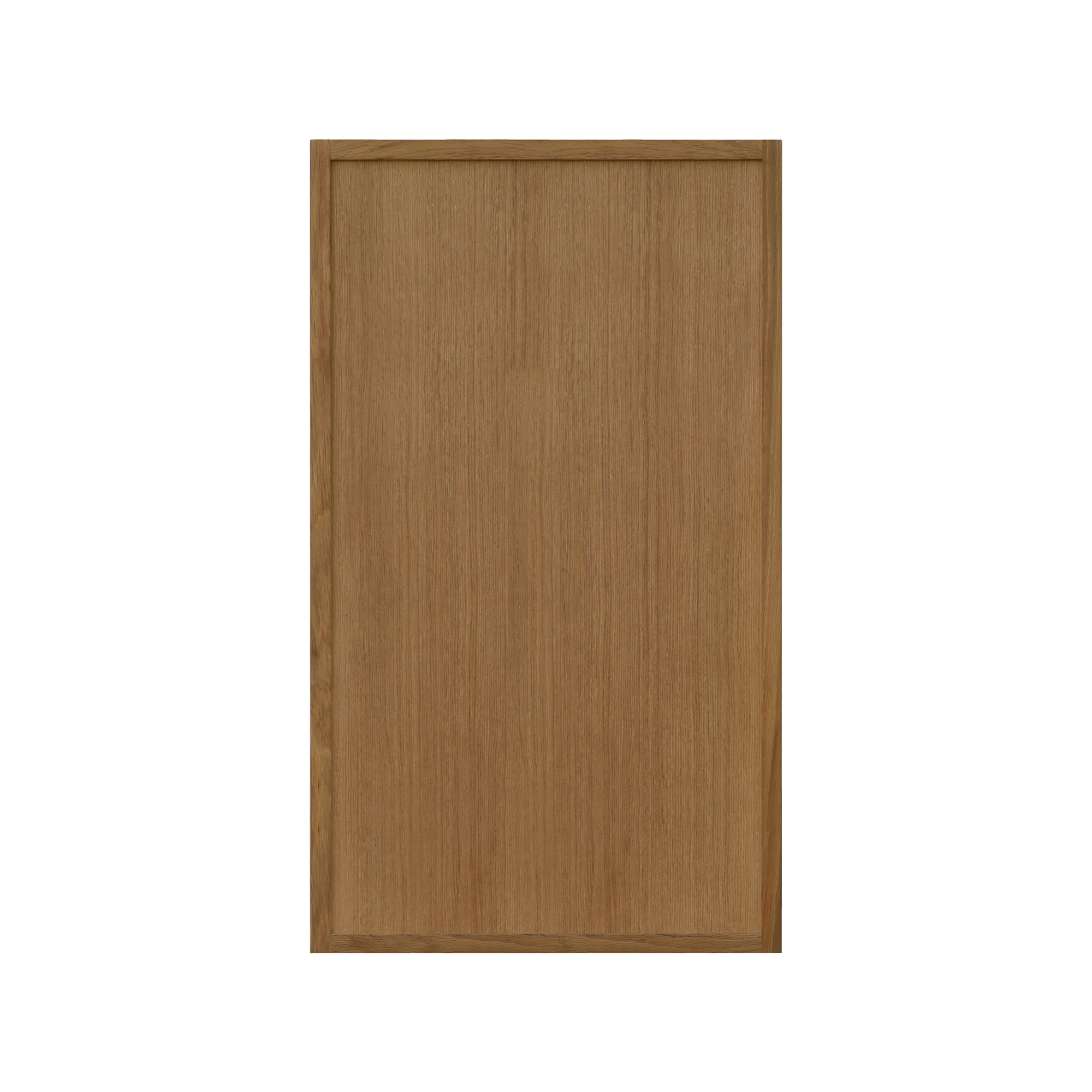 Natural Box Oak Slim - 18"W × 30"H Standard Wall Cabinet 1-Door 2-Adjustable Shelves