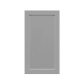 White Box Gray Shaker - 18"W × 36"H Standard Wall Cabinet 1-Door 3-Adjustable shelves