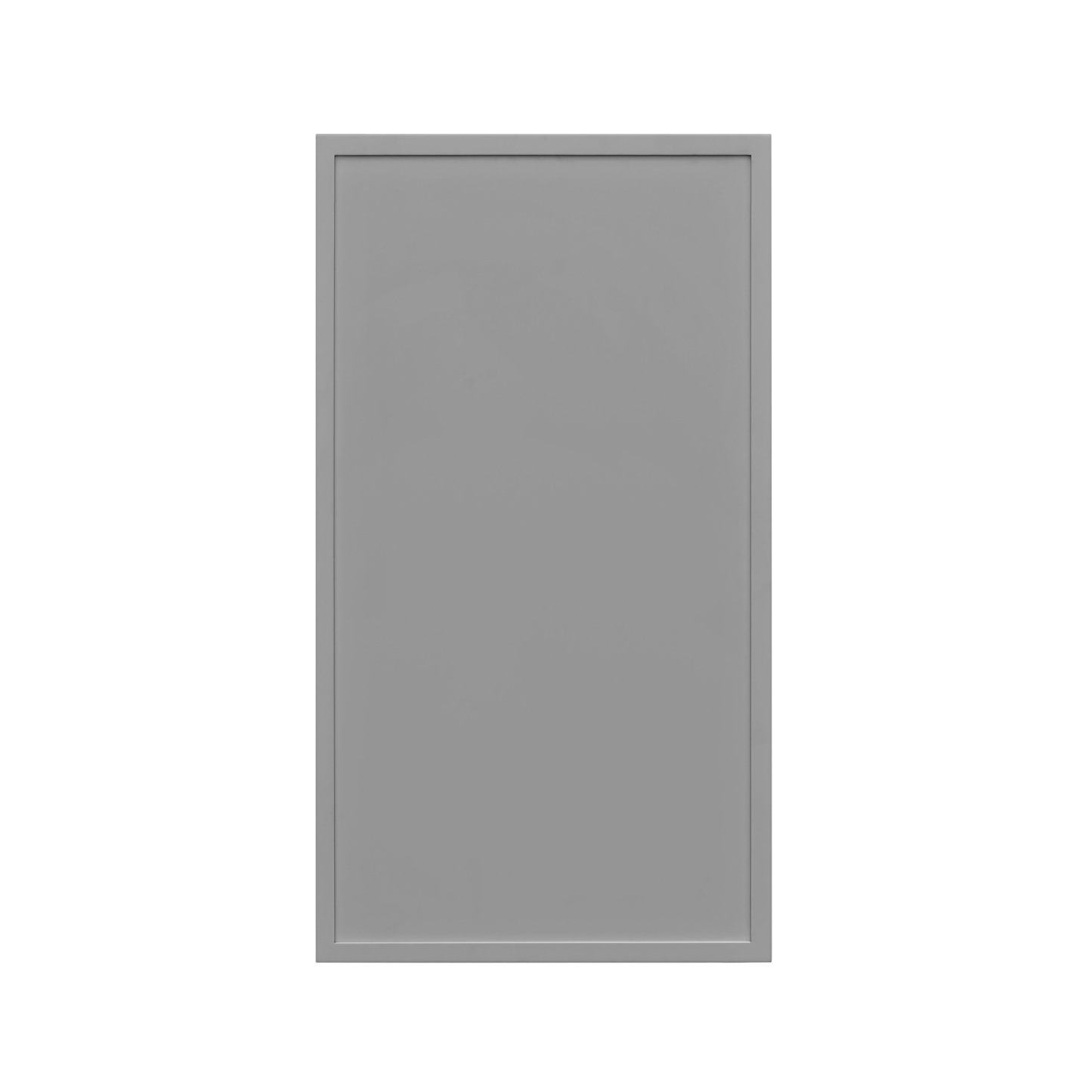 White Box Gray Slim - 18"W × 36"H Standard Wall Cabinet 1-Door 3-Adjustable shelves