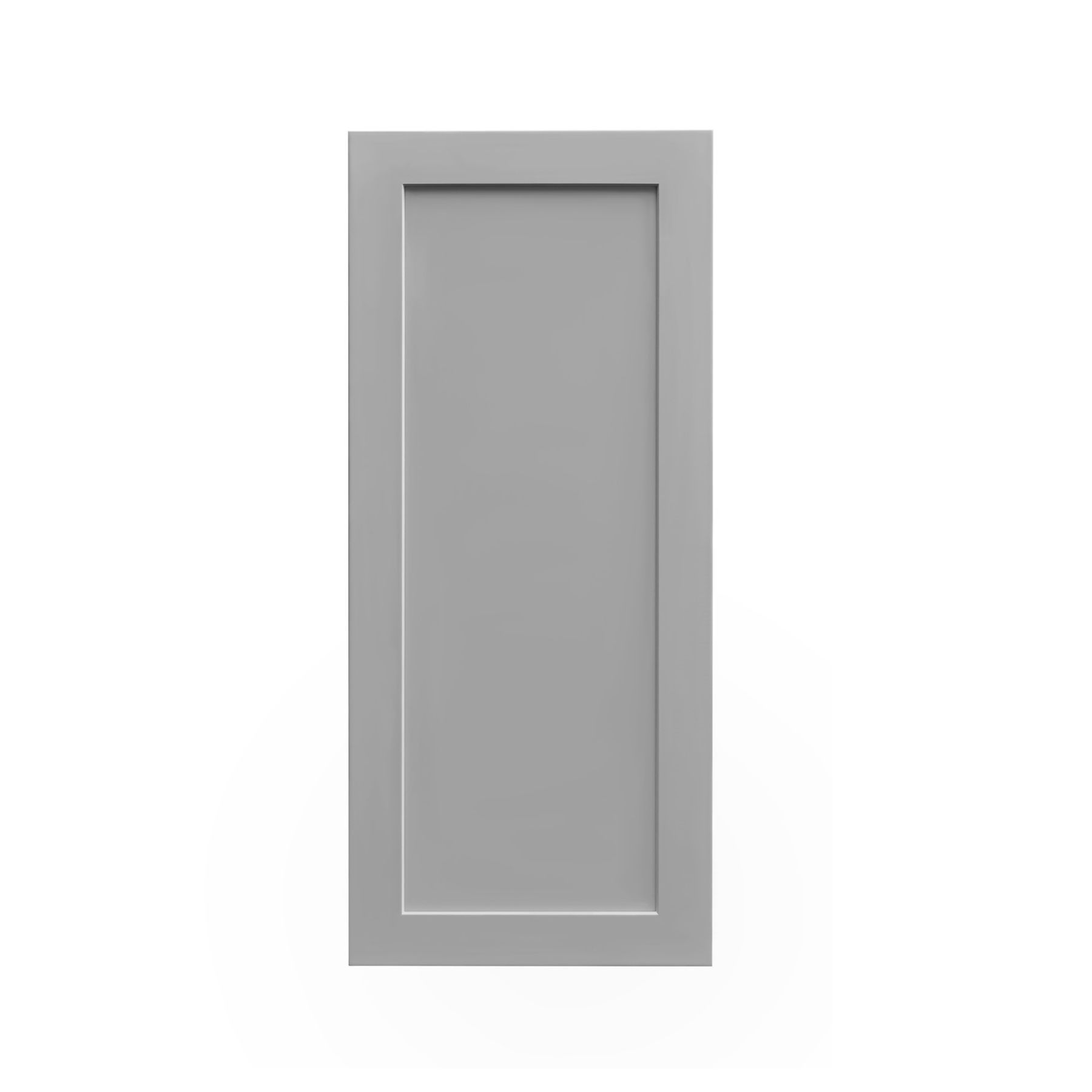Mallroca Dolphin Gray Shaker - 18"W × 42"H Standard Wall Cabinet