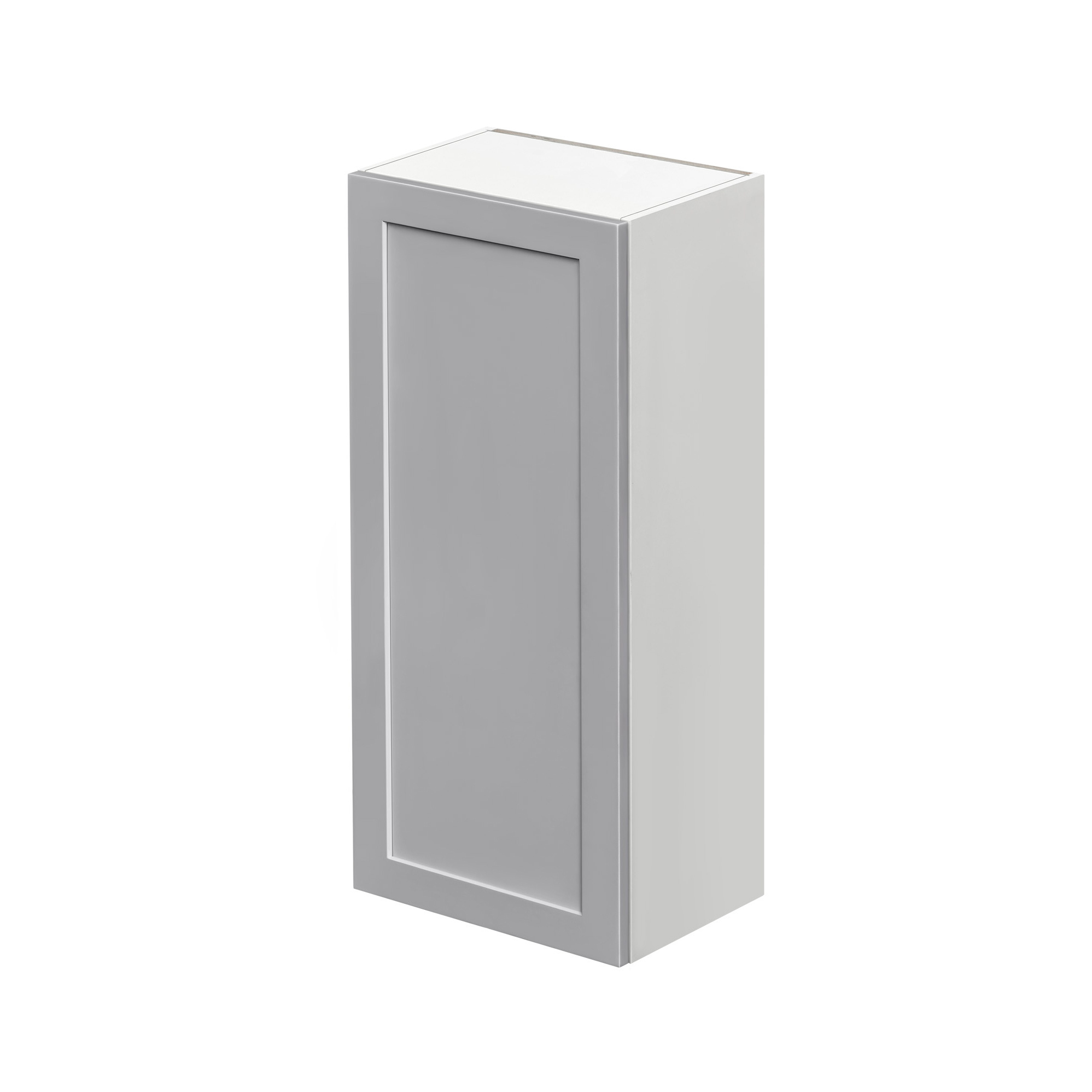 Mallroca Dolphin Gray Shaker - 18"W × 42"H Standard Wall Cabinet