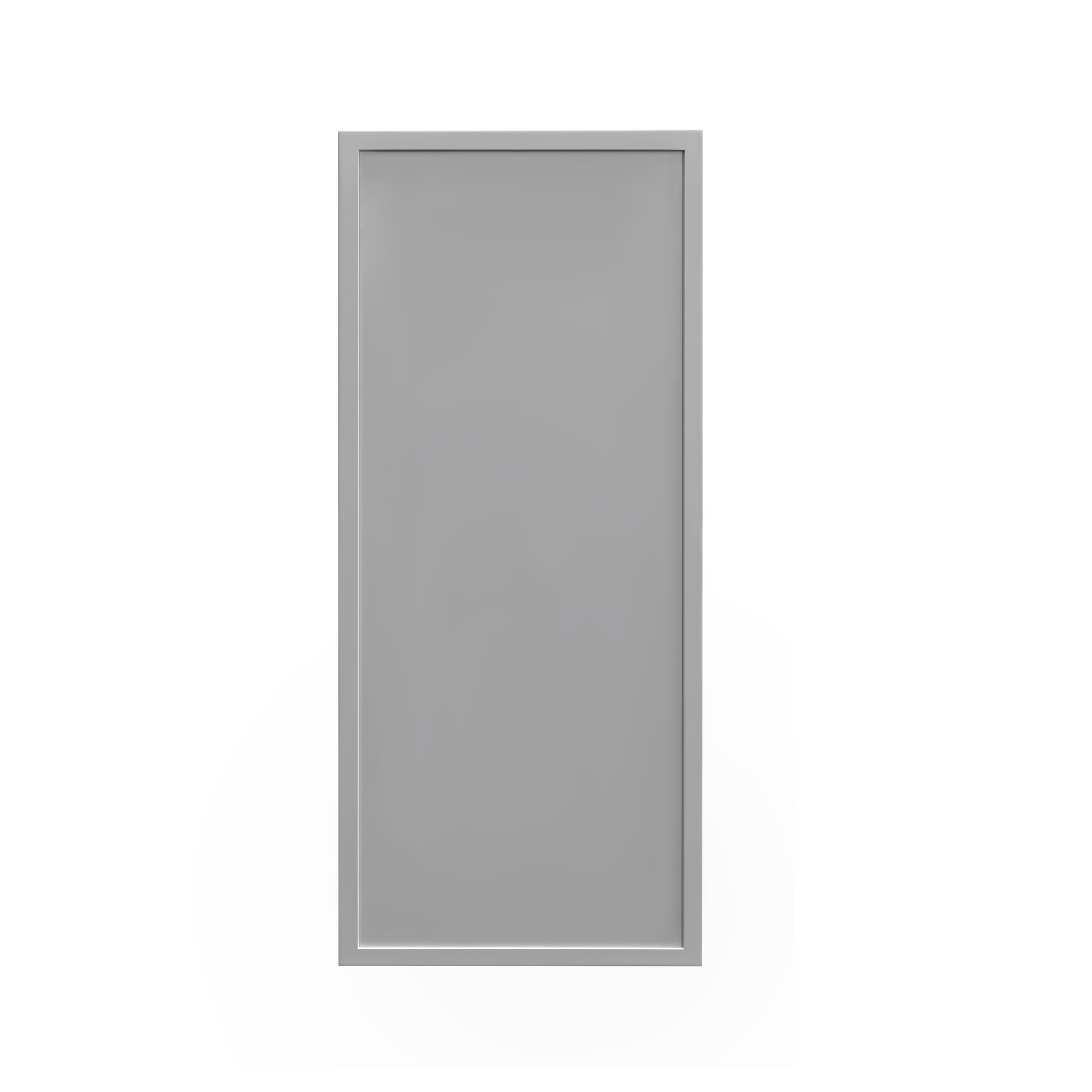 Shady Gray Slim Shaker - 18"W × 42"H Standard Wall Cabinet
