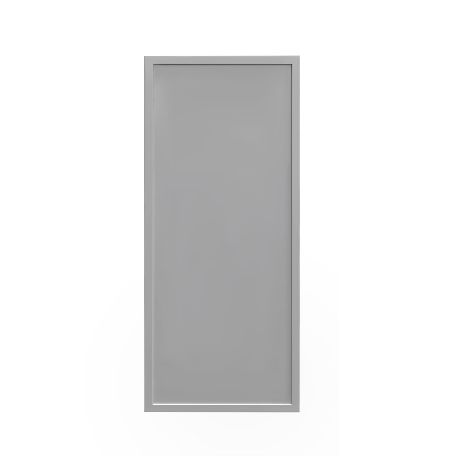 Shady Gray Slim Shaker - 18"W × 42"H Standard Wall Cabinet