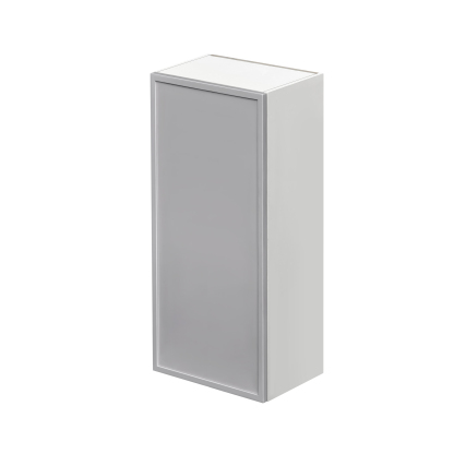 Shady Gray Slim Shaker - 18"W × 42"H Standard Wall Cabinet