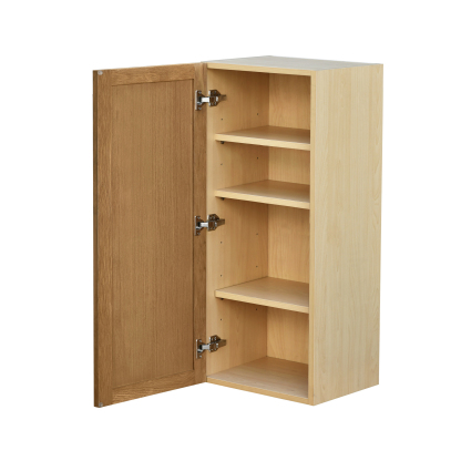 Shady Slim Oak Shaker - 18"W × 42"H Standard Wall Cabinet