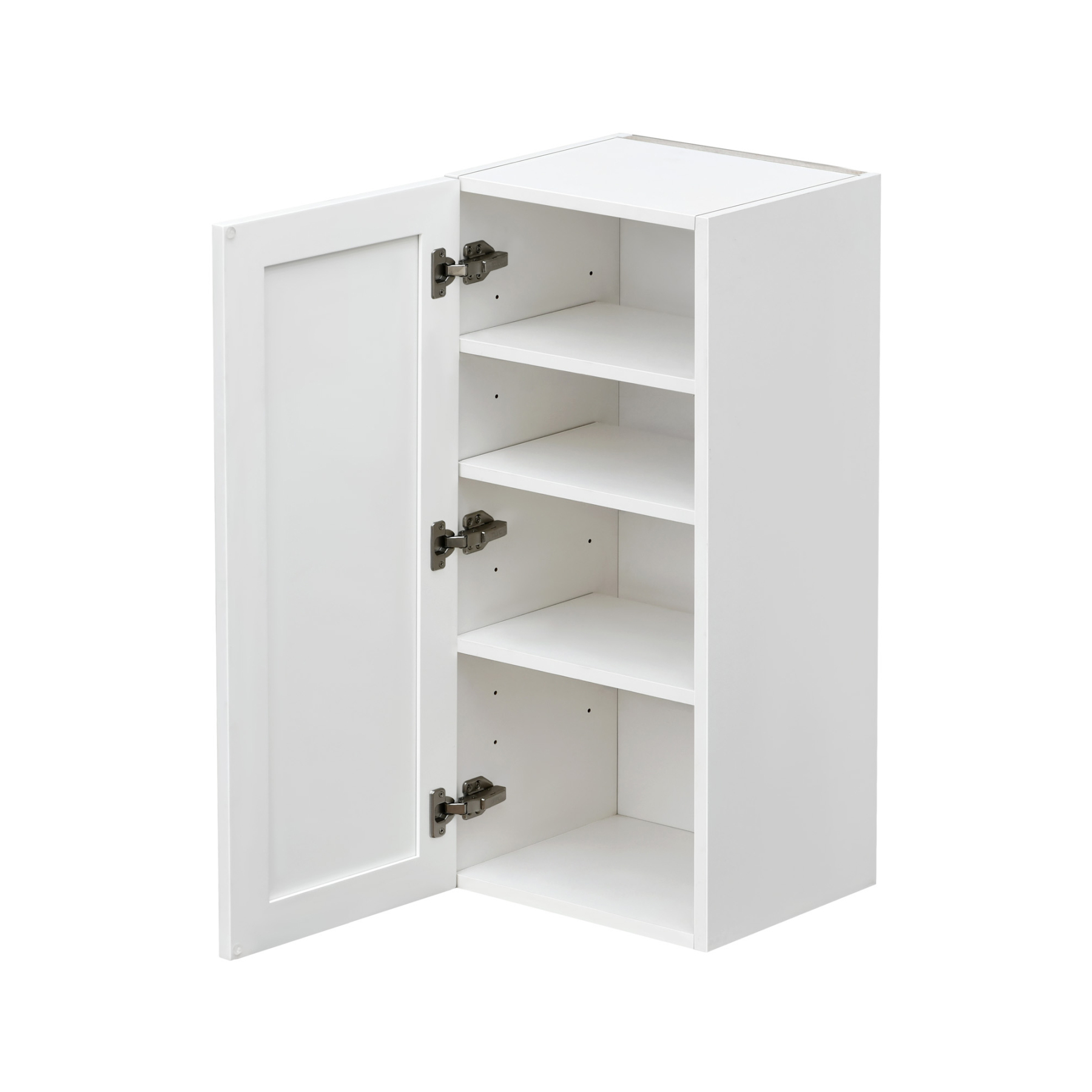 Mallorca White Shaker - 18"W × 42"H Standard Wall Cabinet