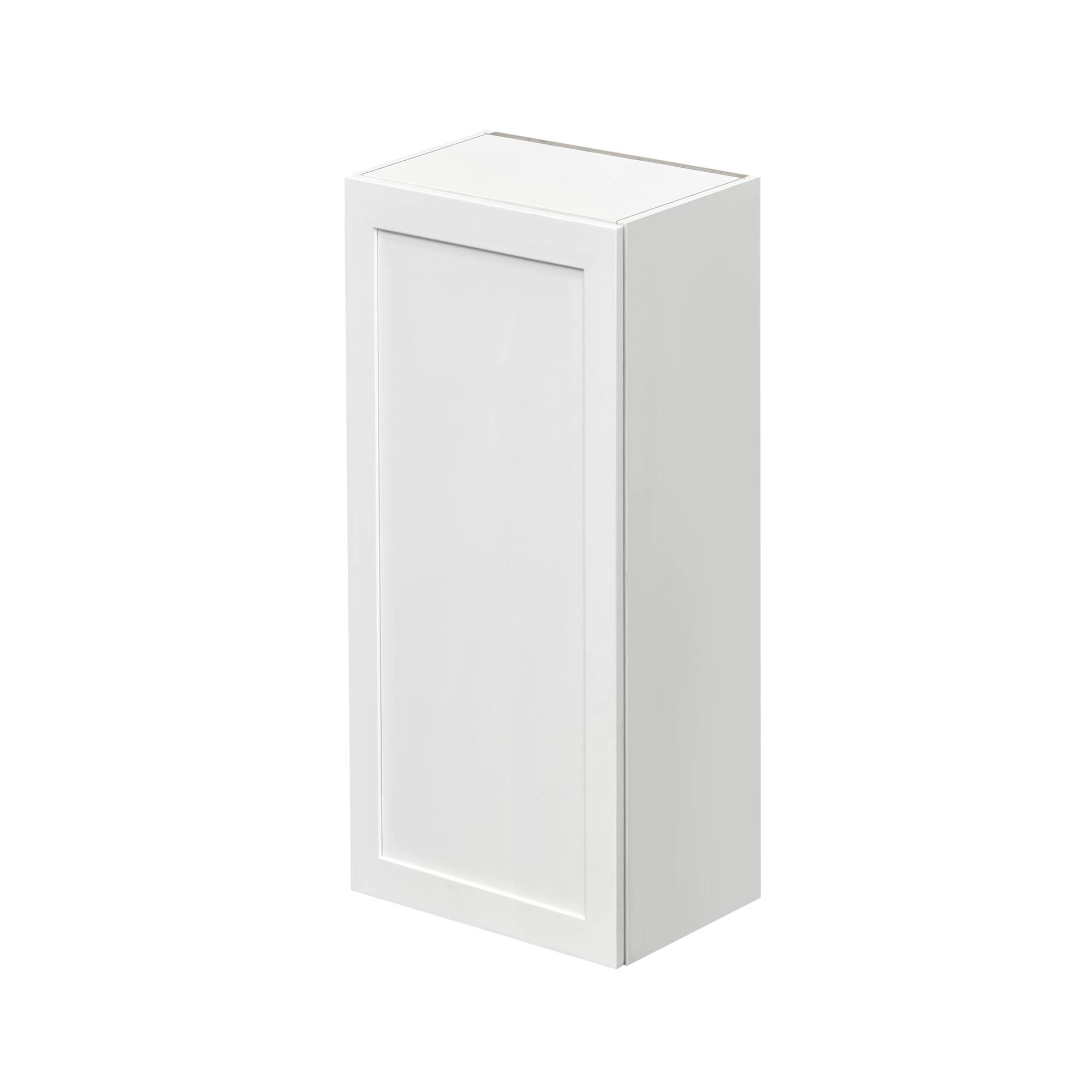 Mallorca White Shaker - 18"W × 42"H Standard Wall Cabinet