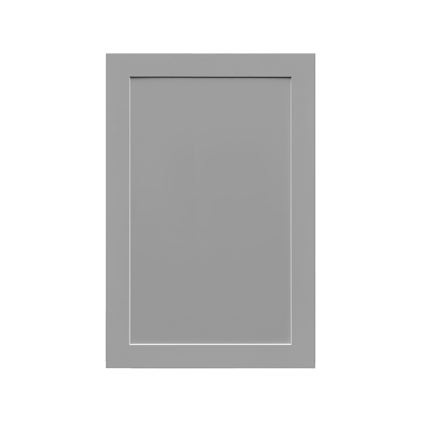 White Box Gray Shaker - 21"W × 30"H Standard Wall Cabinet 1-Door 2-Adjustable Shelves