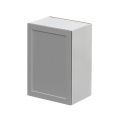White Box Gray Shaker - 21"W × 30"H Standard Wall Cabinet 1-Door 2-Adjustable Shelves