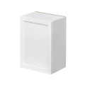 White Shaker - 21"W × 30"H Standard Wall Cabinet 1-Door 2-Adjustable Shelves