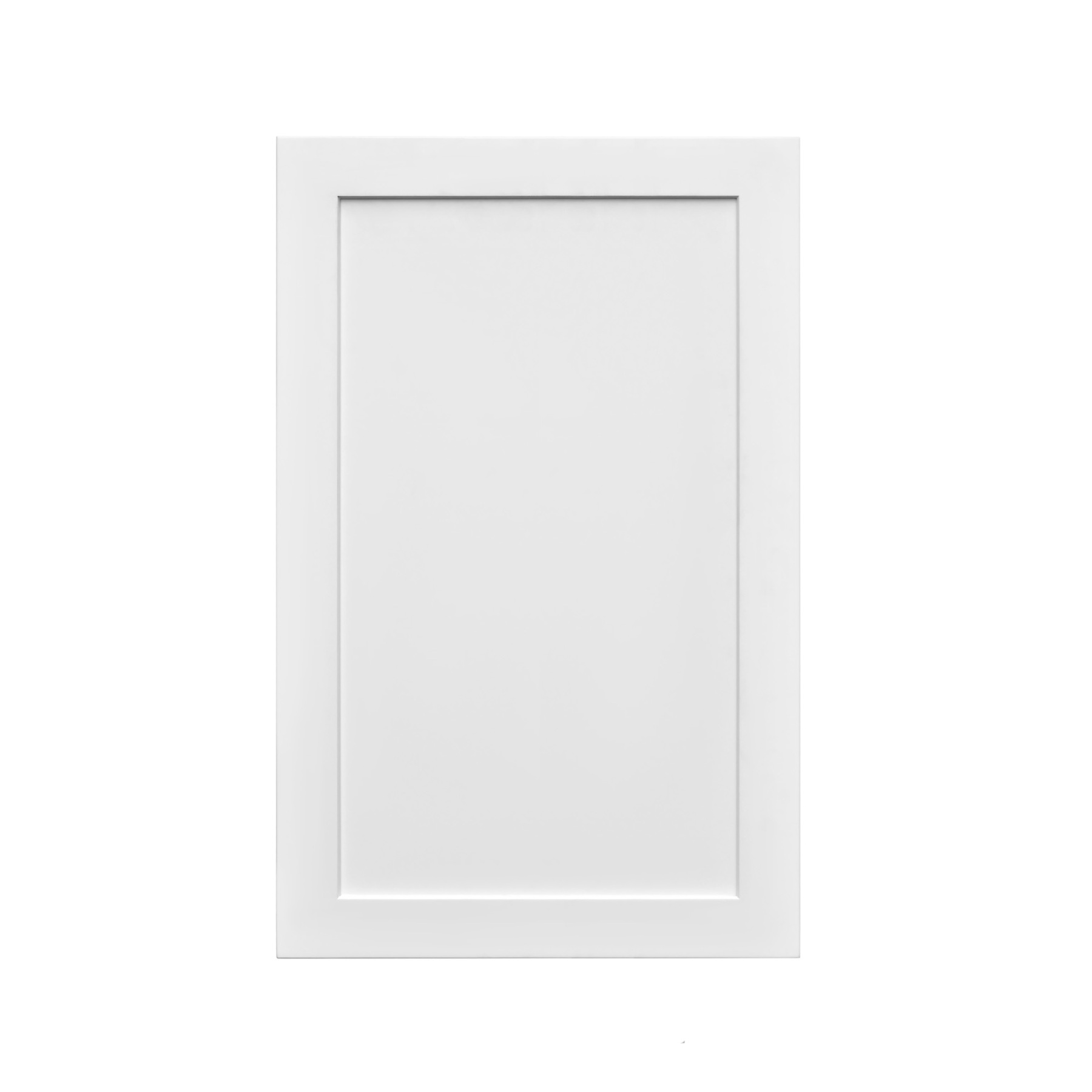 White Shaker - 21"W × 30"H Standard Wall Cabinet 1-Door 2-Adjustable Shelves