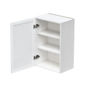Slim White Shaker - 21"W × 30"H Standard Wall Cabinet 1-Door 2-Adjustable Shelves