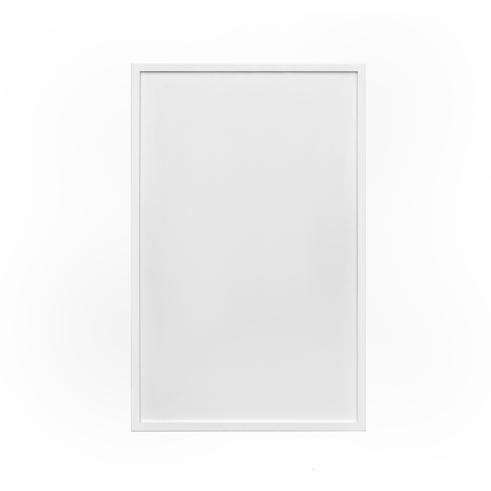 Slim White Shaker - 21"W × 30"H Standard Wall Cabinet 1-Door 2-Adjustable Shelves