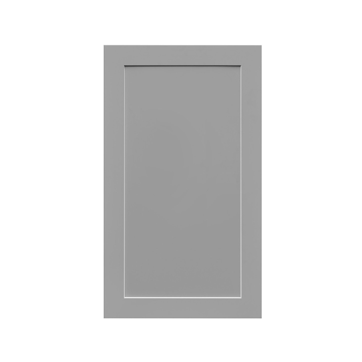 White Box Gray Shaker - 21"W × 36"H Standard Wall Cabinet 1-Door 3-Adjustable shelves
