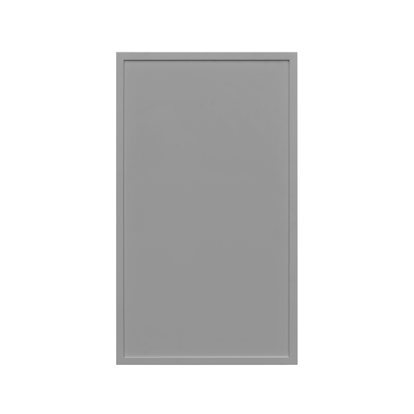 White Box Gray Slim - 21"W × 36"H Standard Wall Cabinet 1-Door 3-Adjustable shelves