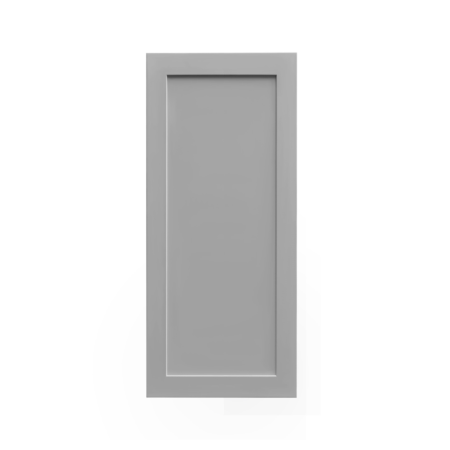 Mallroca Dolphin Gray Shaker - 21"W × 42"H Standard Wall Cabinet