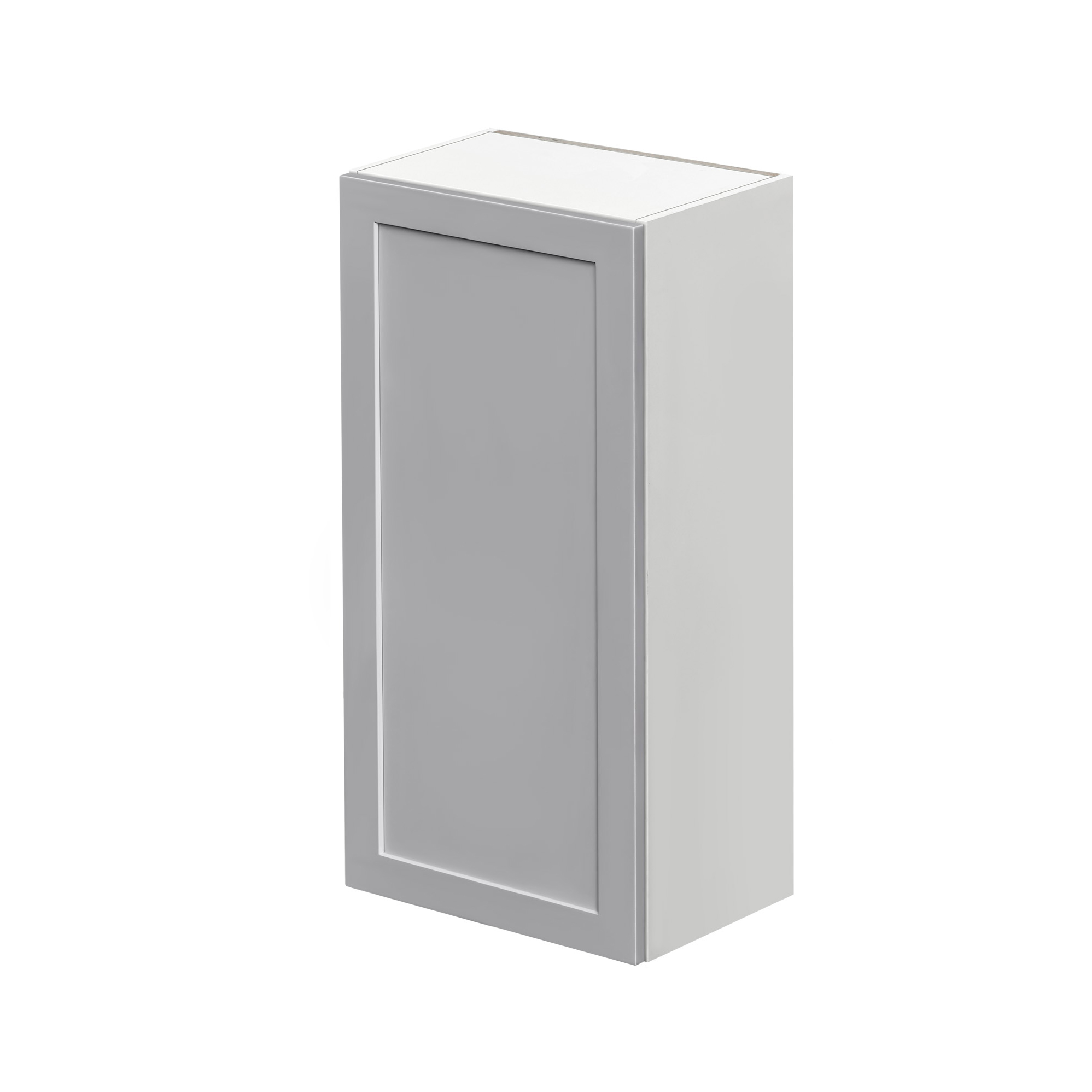 Mallroca Dolphin Gray Shaker - 21"W × 42"H Standard Wall Cabinet
