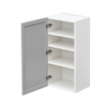 Shady Gray Slim Shaker - 21"W × 42"H Standard Wall Cabinet