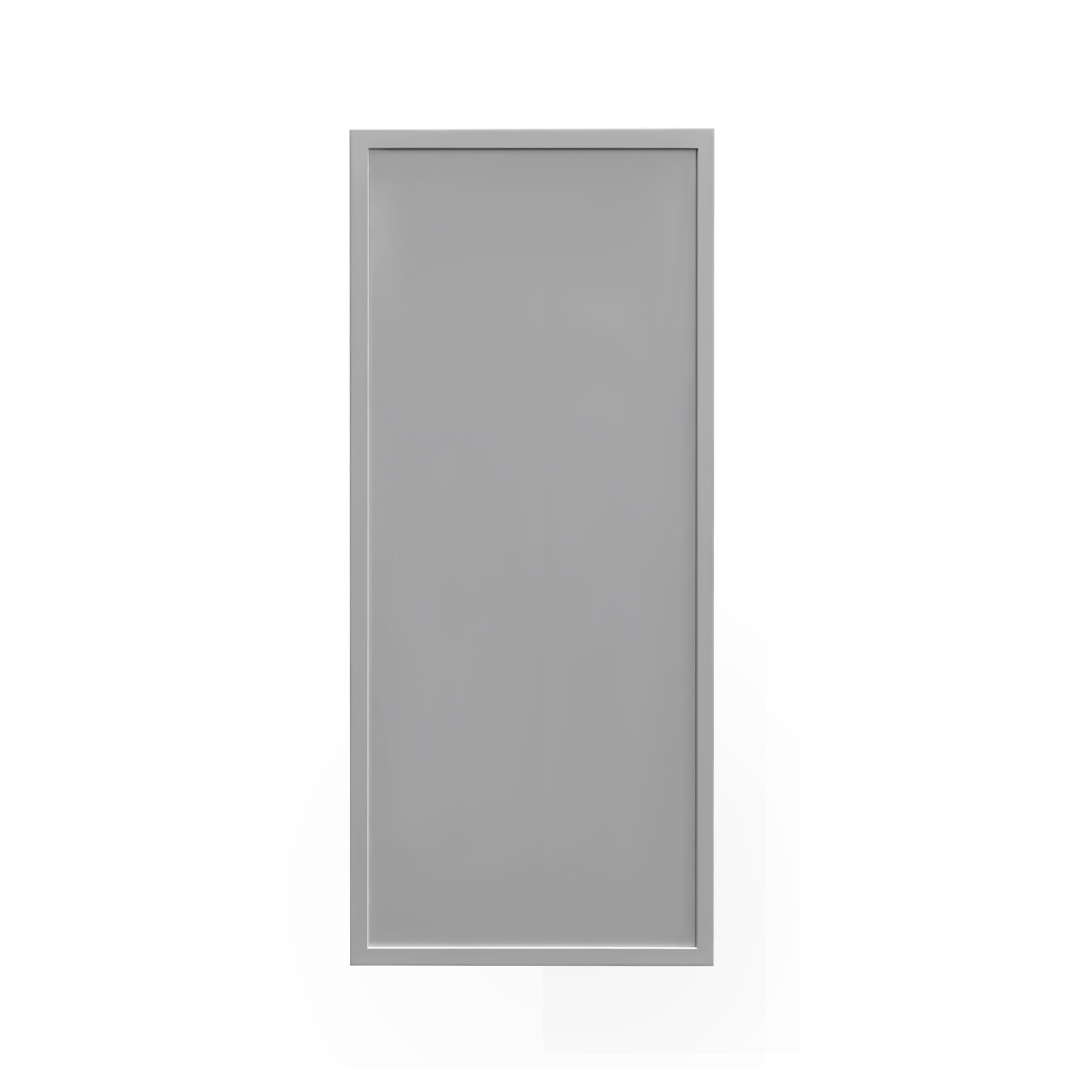 Shady Gray Slim Shaker - 21"W × 42"H Standard Wall Cabinet