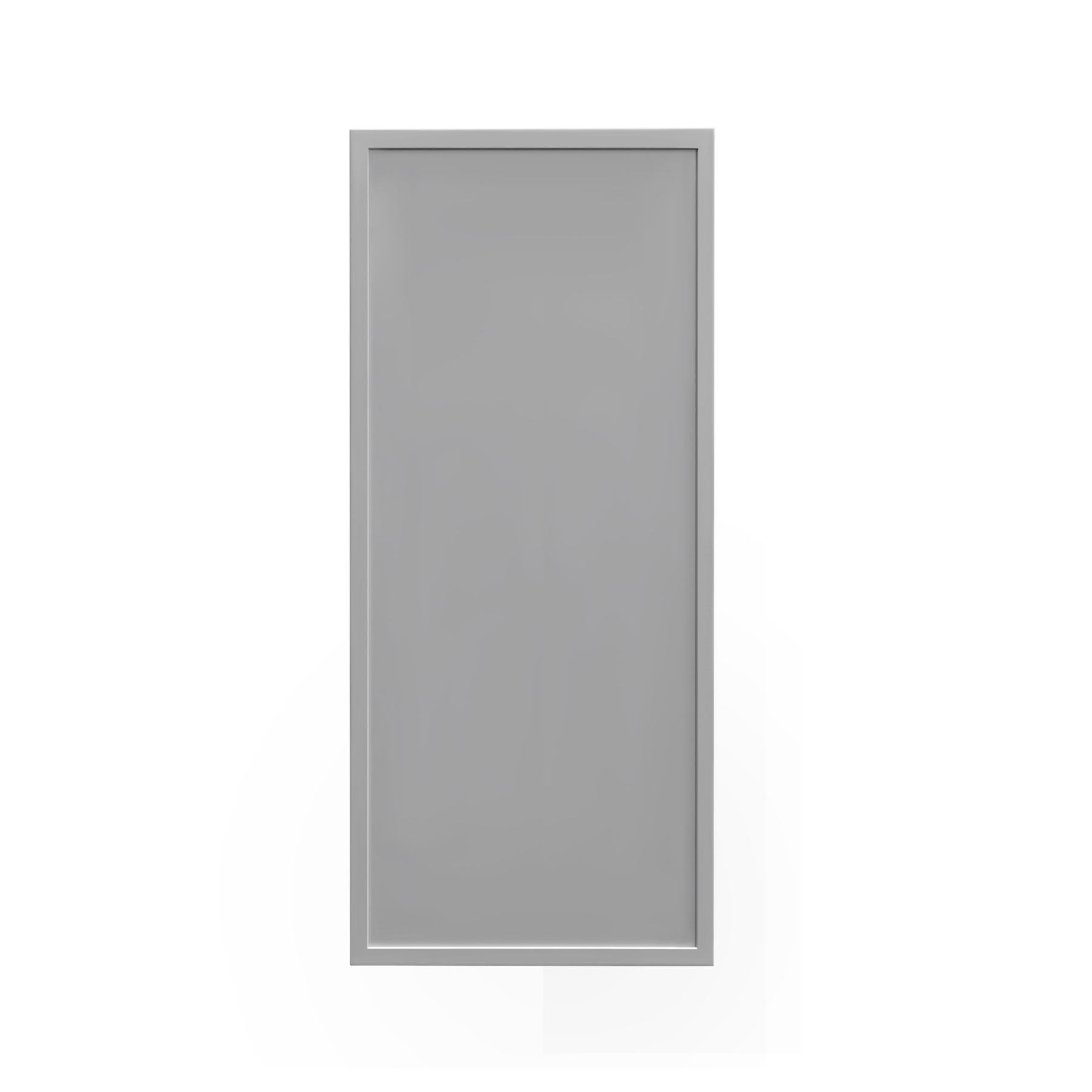 Shady Gray Slim Shaker - 21"W × 42"H Standard Wall Cabinet
