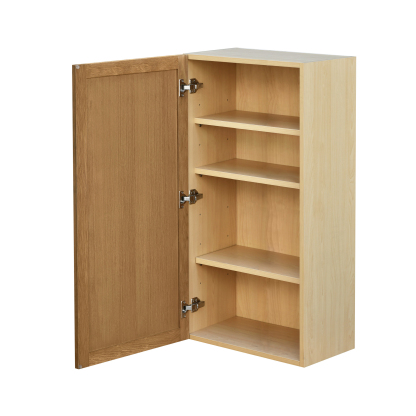 Shady Slim Oak Shaker - 21"W × 42"H Standard Wall Cabinet