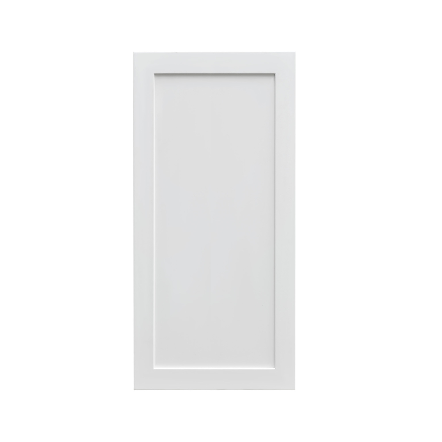 Mallorca White Shaker - 21"W × 42"H Standard Wall Cabinet