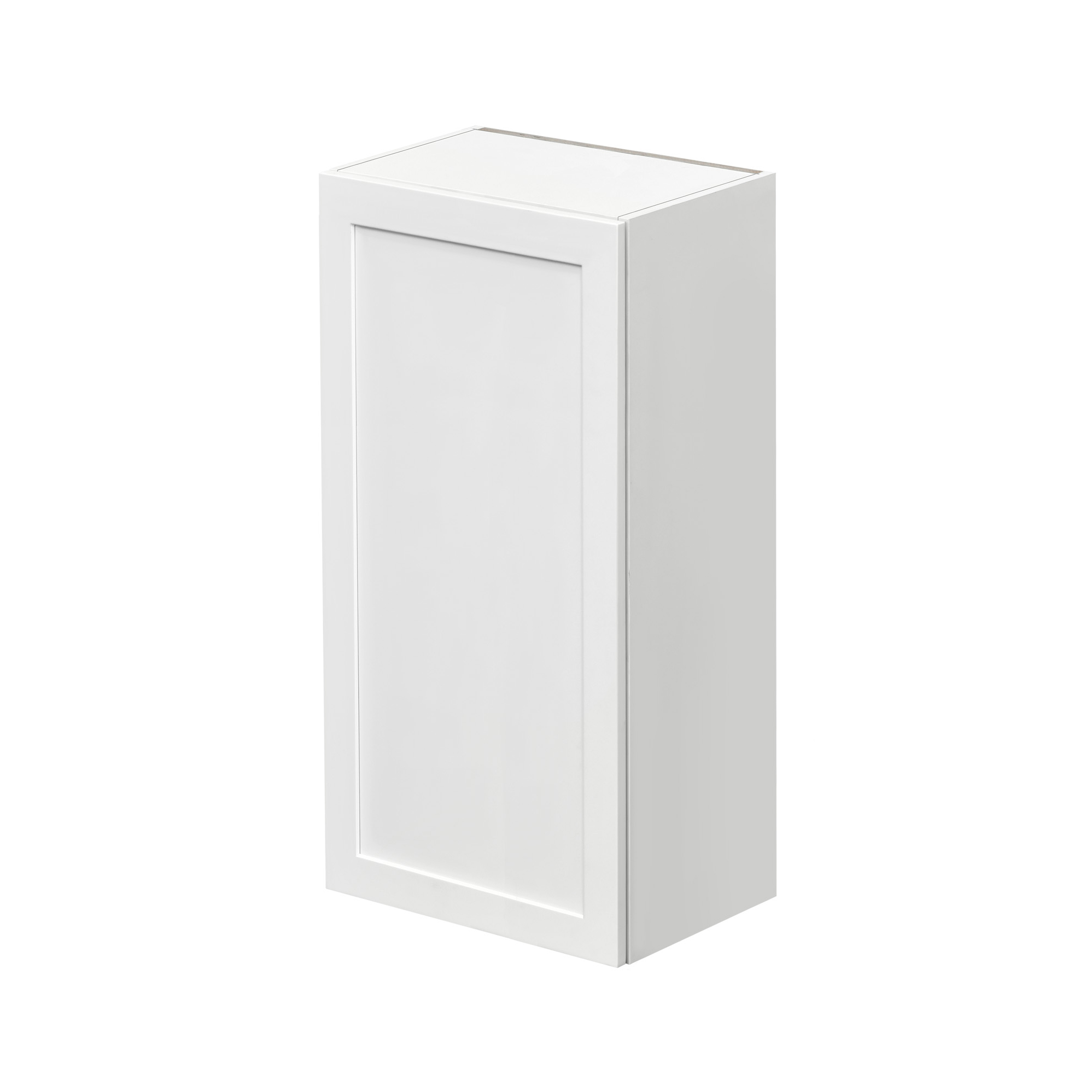 Mallorca White Shaker - 21"W × 42"H Standard Wall Cabinet