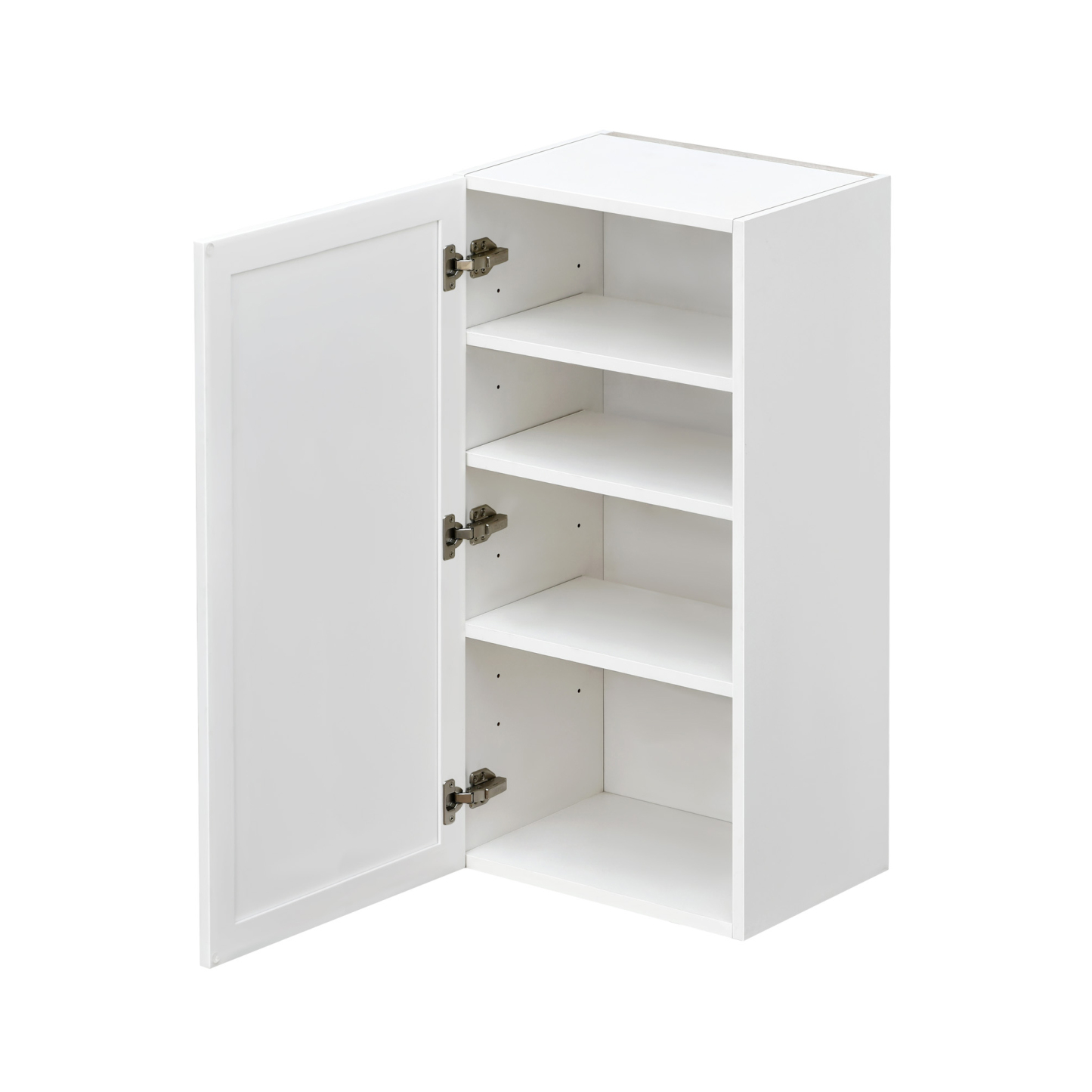 Shady Slim White Shaker - 21"W × 42"H Standard Wall Cabinet