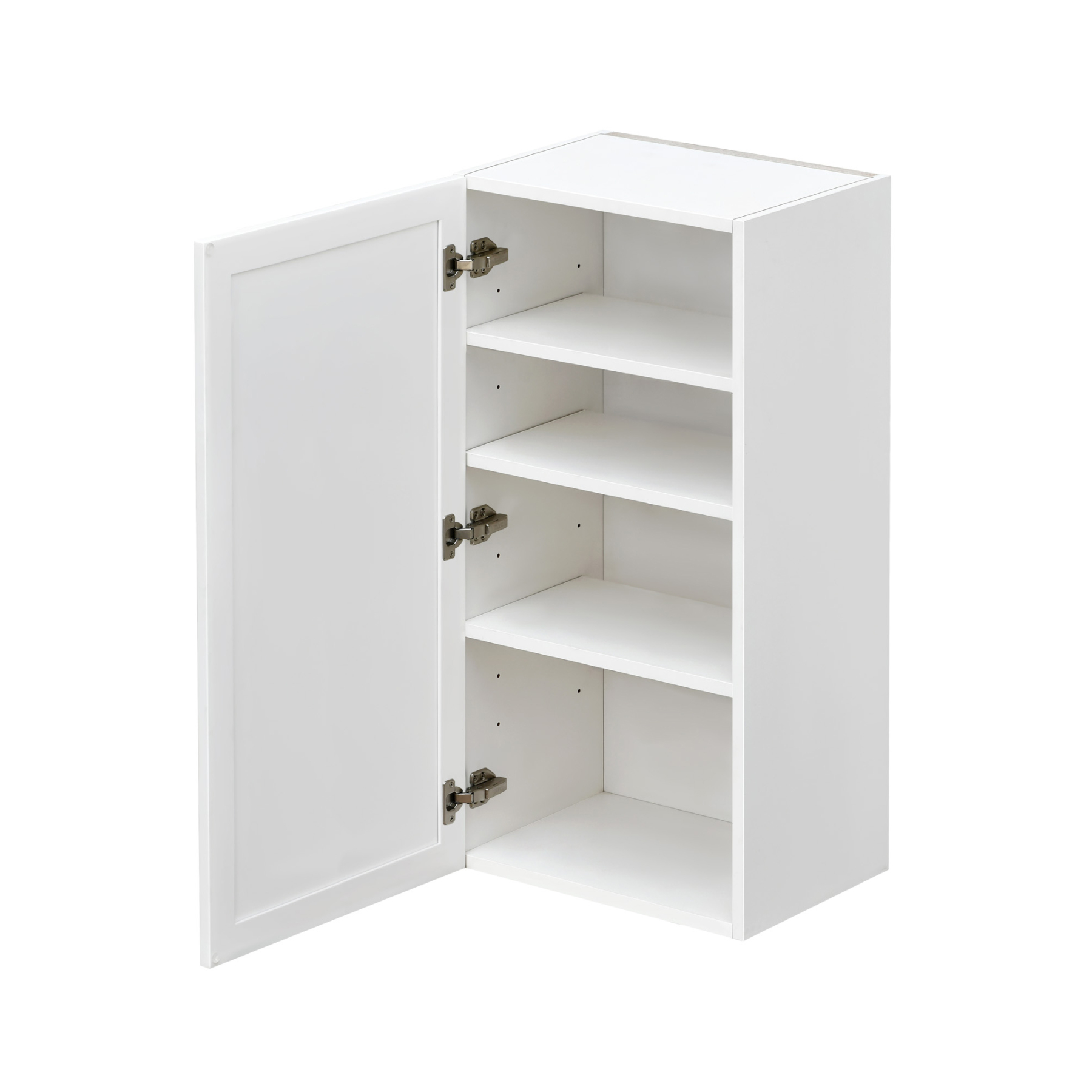 Shady Slim White Shaker - 21"W × 42"H Standard Wall Cabinet