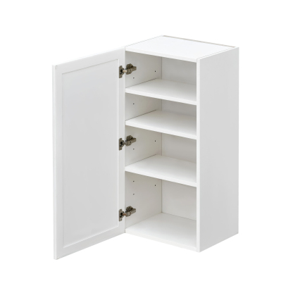 Shady Slim White Shaker - 21"W × 42"H Standard Wall Cabinet