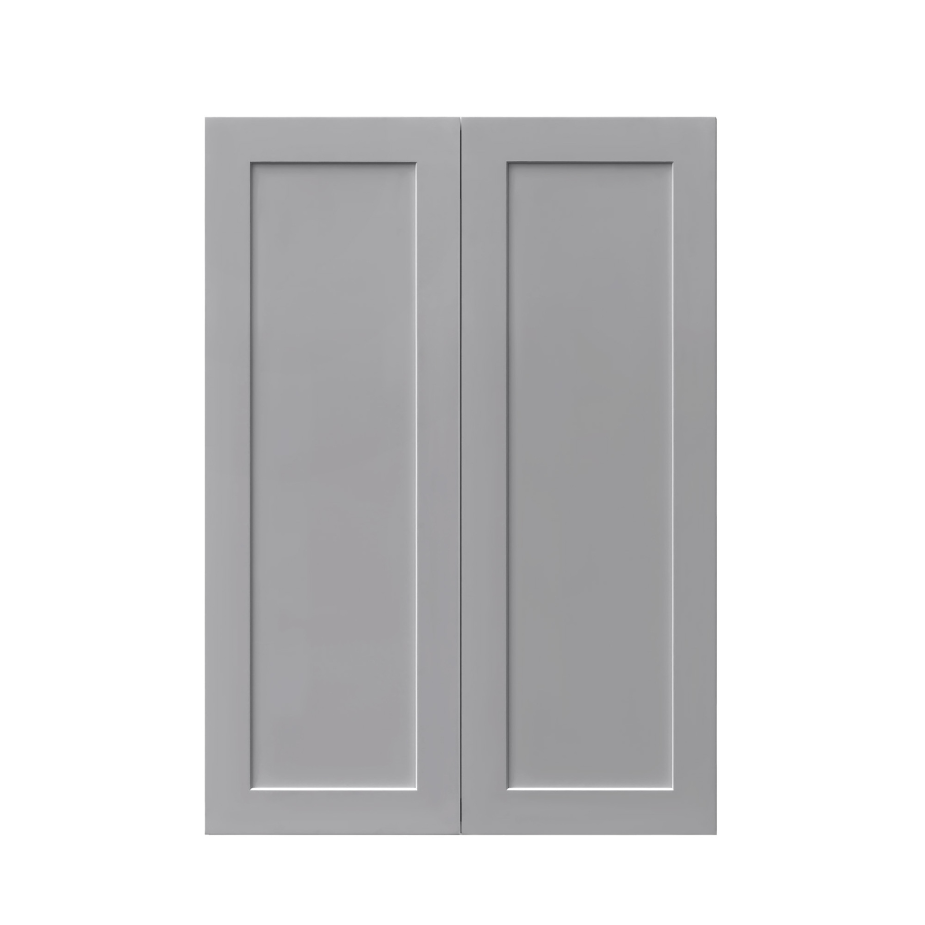 Mallroca Dolphin Gray Shaker - 24"W × 36"H Standard Wall Cabinet