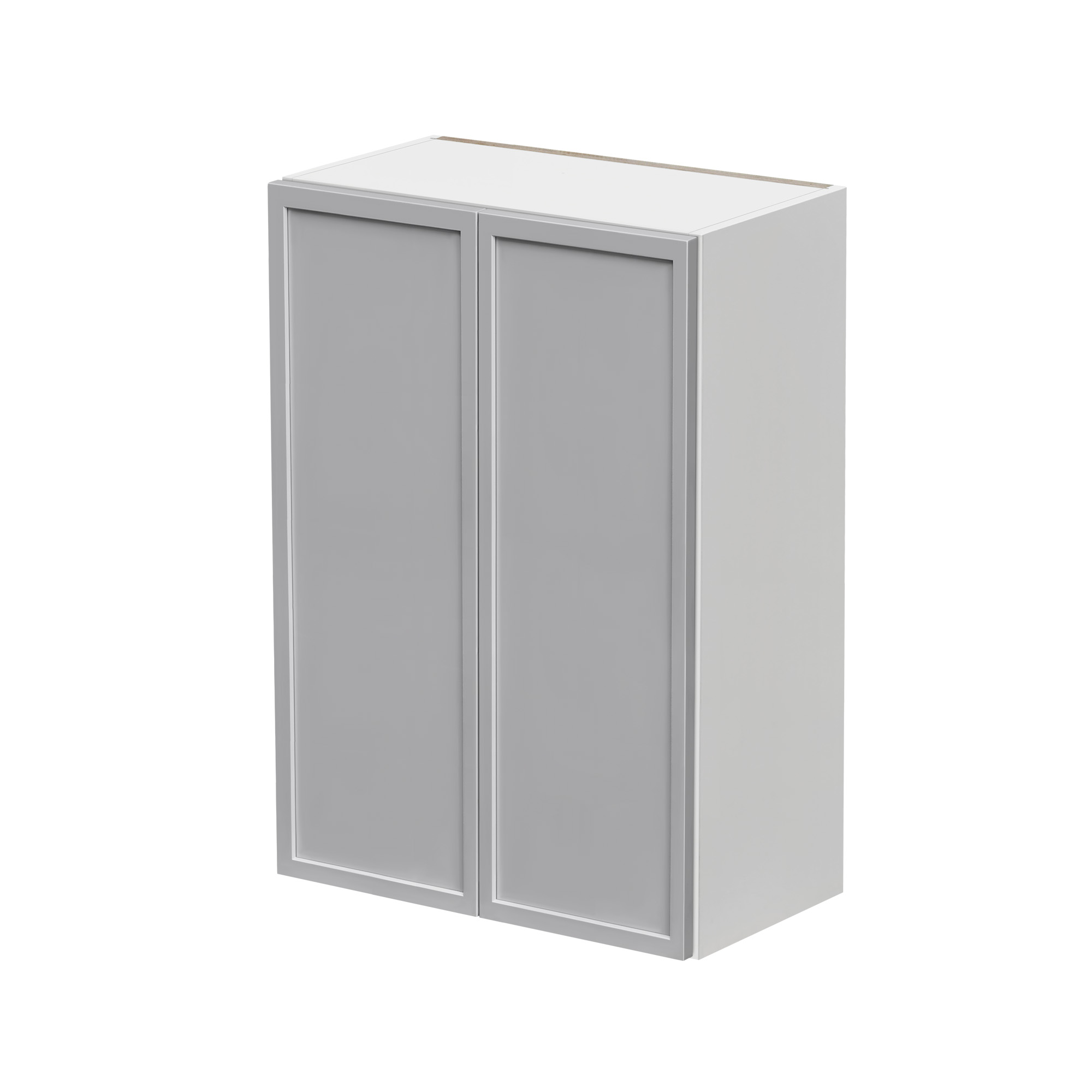 Shady Gray Slim Shaker - 24"W × 36"H Standard Wall Cabinet